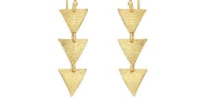 Metallic Brass Earrings (ABM-ET-40)