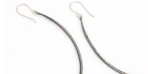 Metallic Silver Earrings (ASM-ET-13)