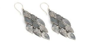 Metallic Silver Earrings (ASM-ET-20)