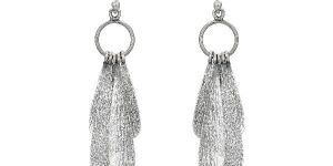 Metallic Silver Earrings (ASM-ET-26)
