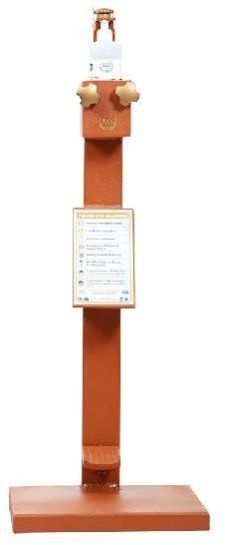 FOOT PRESS HAND SANITIZER DISPENSER STAND