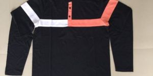 Mens Full Sleeve Henley Neck T-Shirts