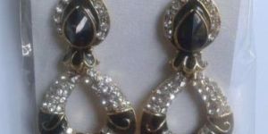 Kundan Meena Earrings