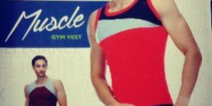Mens Cut Slip Gym Vest