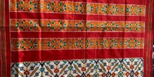 Pochampally Handloom Double ikat pan-patal saree