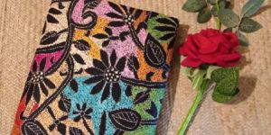 Stylish Kantha Embroidered Silk Saree