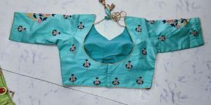 Embroidered Silk Blouse