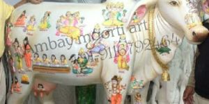 Marble Cow Statue