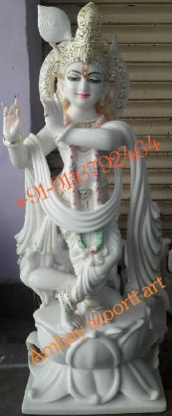 Marble Krishna Statue