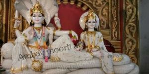 Marble Laxmi Narayan Statue