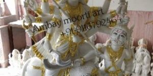 Marble Mahishasura Statue