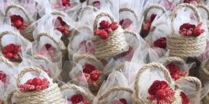 Jute Coin Basket Decoration