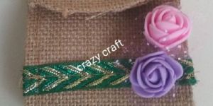 Jute Coin Purse Decoration