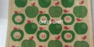 Jute Printed Bag Decoration
