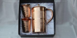 Diwali Gifts Copper Jug and Glass