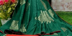 Foil Printed Sarees