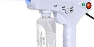 Nano Spray Gun Shaped Blue Light Nano Steam Gun Hair Spray Machine Fogger Machine Ultra Fine