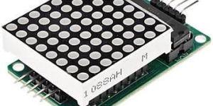 REL_3 Max7219 Dot LED Matrix Module Mcu Control LED Display Module for Arduino Arm Rasberry