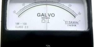 Analog Rectangular Moving Coil GALVANOMETER Meter