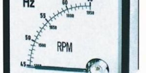 Pointer Moving Coil Frequency Meter
