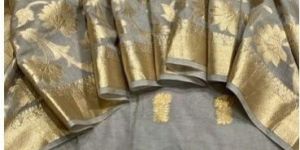 Ladies Grey Silk Suit