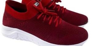 SKETCH-EL Red Sports Shoes