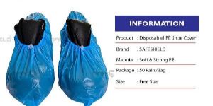 Safe Shield Disposable PE Shoe Covers