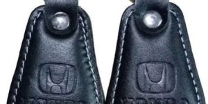 Designer Leather Keychain