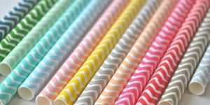 Colored Paper Straw