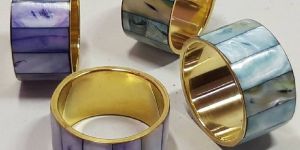 Brass and Resin Napkin Ring