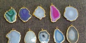 Agate Slice Pendant