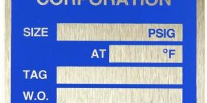 Aluminium Name Plates