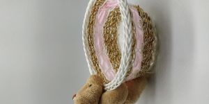 Teddy Bear Plastic Wire Basket
