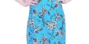 Cotton Blue Printed Straight Kurta