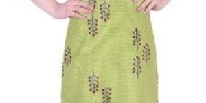 Rayon Green Printed Kurta with Palazzo Pants