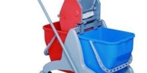 Double Bucket Wringer Trolley
