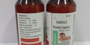 Aceclofenac and Paracetamol Suspension