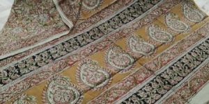 Kalamkari Natural Dyes Cotton Saree
