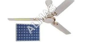 White Solar Ceiling Fan