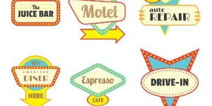 Retro Signs Printing Services