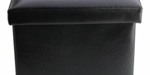 Leather Folding Storage Box