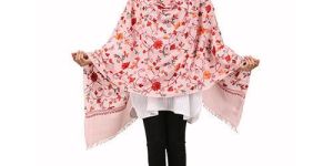 Aari Work Embroidered Stole