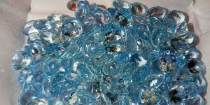 Natural Blue Topaz Cut Stone