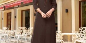 RAYON WITH EMBROIDERY WORK KURTIS