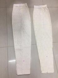 Chikan Pant for Ladies_off White