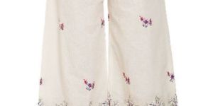 Ladies Embroidery Chikan Palazzo