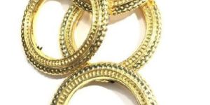 Golden Ring Metalized Beads