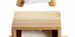 Wooden Face Tissues Box