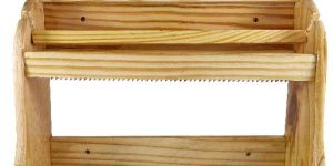 Wooden Foil/Cling Cutter with Kitchen Roll Holder