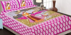 Sanganeri Printed Bedsheet